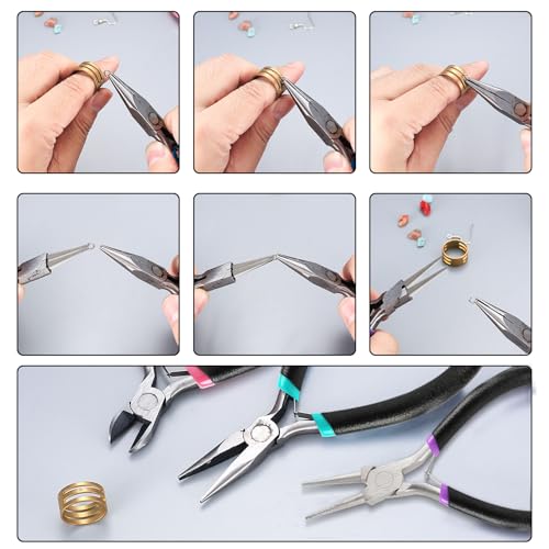 3Pcs Jewelry Making Tools Pliers Kit