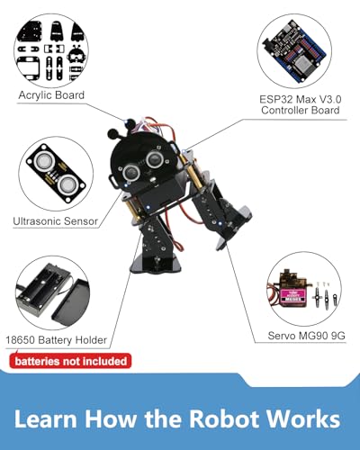 Biped Robot Kit STEM Toys Science Kit for Kids