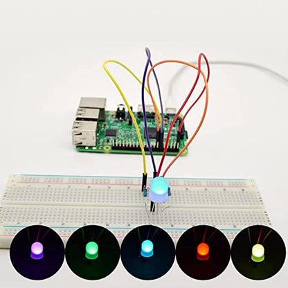 Project LCD 1602 Starter Kit for Raspberry Pi 4 3 2 Model B+ B Servo Motor Relay Beginner Small DIY Kit Compatible with Raspberry Pi 2b+ with PDF Guidebook User Manual