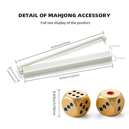 American Mahjong Tile Racks with Pushers (8 Count)