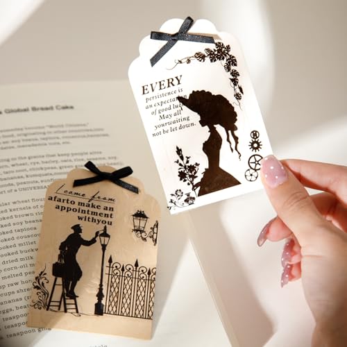 Vintage Silhouette PET Tape Set with Clip (6 Count)