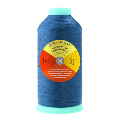 Size 46 210D T45 Airforce Blue Bonded Nylon Thread (948 Foot)