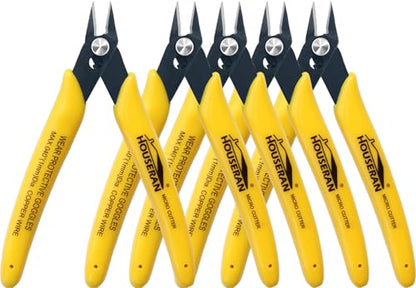 5 Pack Flush Wire Cutters Snips (5 Count)