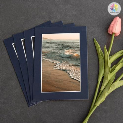 Mat Board Center 10 Pack 5x7 Photo Mats for 4x6 Picture