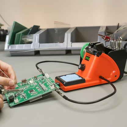 926 III 60W LED Display Soldering Iron Station Kit w 2 Helping Hands