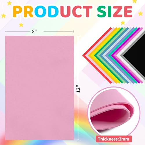 45 Pack EVA Foam Sheets (45 Count)