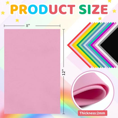 45 Pack EVA Foam Sheets (45 Count)