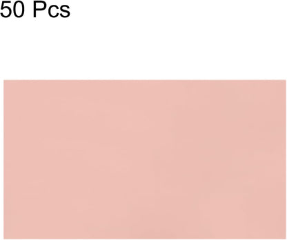 MECCANIXITY 50 Sheets Heat Reactive Foil, 20x29cm Rose Gold Foil Transfer Sheets Toner Reactive Foil Transfer Foil Sheets Hot Foil Stamping Paper for Crafts DIY Cardmaking Album Decoration