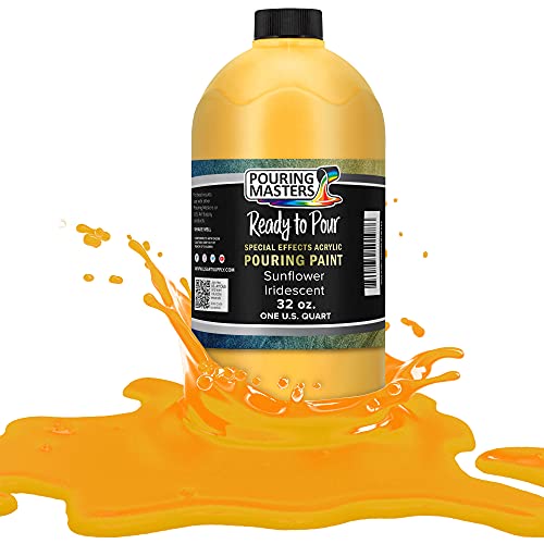 Pouring Masters Sunflower Iridescent Special Effectsr Acrylic Pouring Paint (32 Fl Oz)