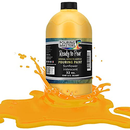 Pouring Masters Sunflower Iridescent Special Effectsr Acrylic Pouring Paint (32 Fl Oz)
