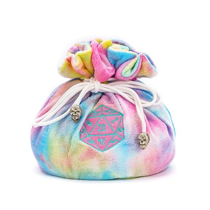 DND Dice Bag Large with Pockets Rainbow Storage Bag for D&D RPG Game (5.29 Ounce)