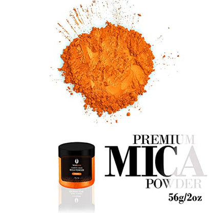 Orange Mica Powder for Epoxy Resin 56g