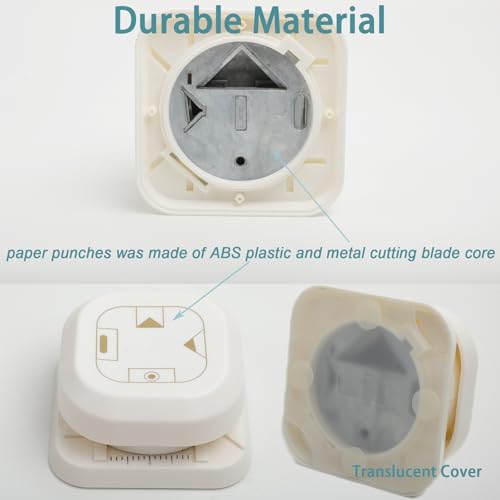 Craft Tag Punch Tag Paper Punches 4 in 1 Hole Puncher for Making Scrapbooking DIY Crafts Paper Punches