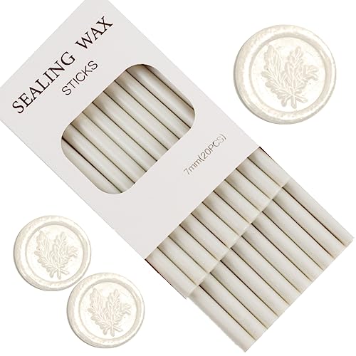 Pearl White Wax Seal Sticks (20 Ounce)