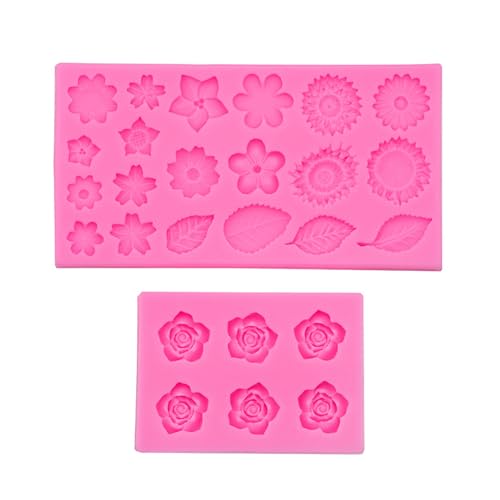 Flower Silicone Veiner Mold Set