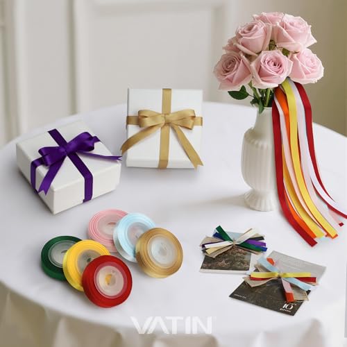 Wine Red Satin Ribbon 3
