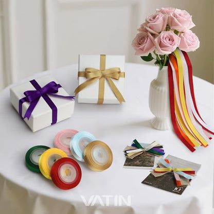 Wine Red Satin Ribbon 3