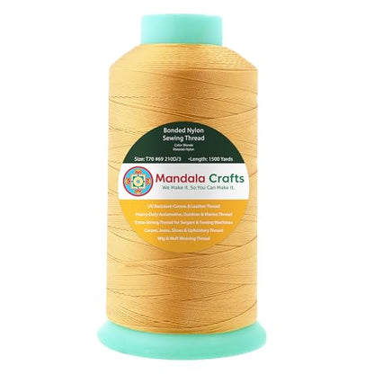 Size 69 210D T70 Blonde Bonded Nylon Thread