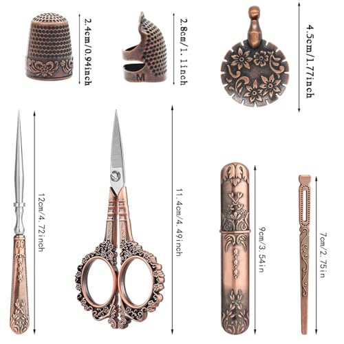 Vintage Embroidery Scissors Set