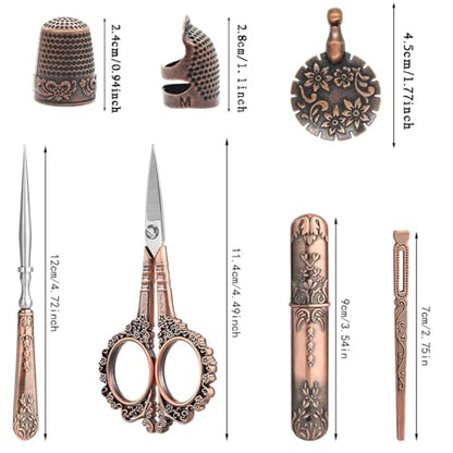Vintage Embroidery Scissors Set