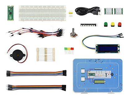 Compatible with Raspberry Pi Pico Basic Kit with Rich Tutorials and Resources Fast Getting Started with Pico MicroPython Programming