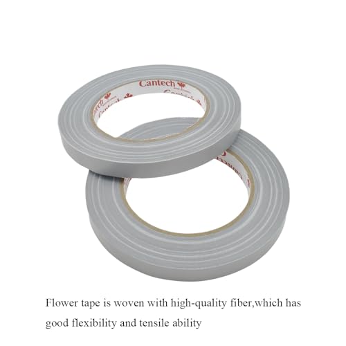 Silver 0.5Inch Wide Floral Tape (600 Foot)