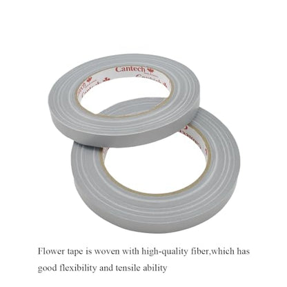 Silver 0.5Inch Wide Floral Tape (600 Foot)