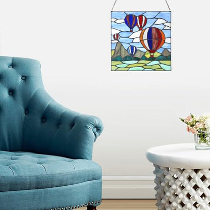 PA0002 Stained Glass Hanging Panel