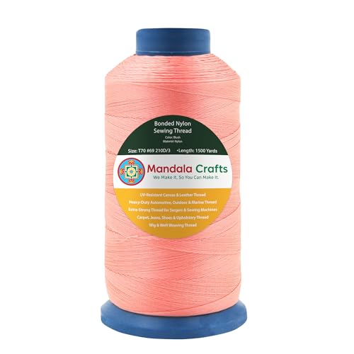 Size 69 210D T70 Blush Bonded Nylon Thread (4500 Foot)