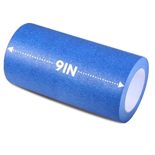 Wide Blue Painters Tape 9 Inch x 55 Yards Masking Tape (165 Foot)