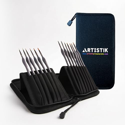Miniature Paint Brushes Set of 13