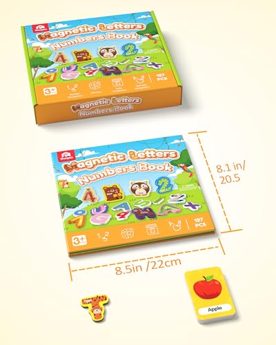 Magnetic Letters and Numbers (88 Count)