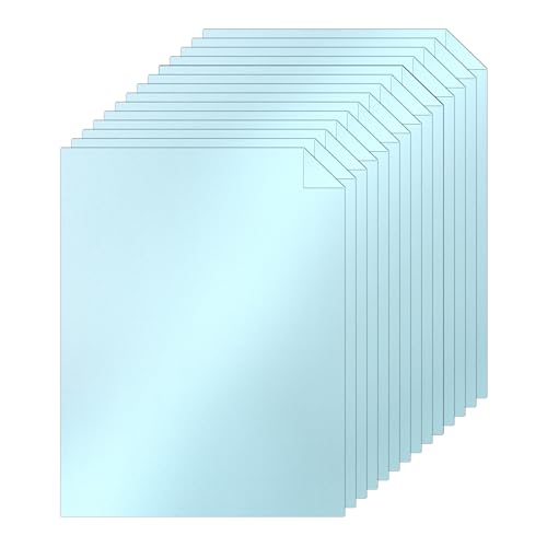 40 Sheets Blue Shimmer Cardstock 8.5 x 11 Metallic Paper 75lb (40 Count)