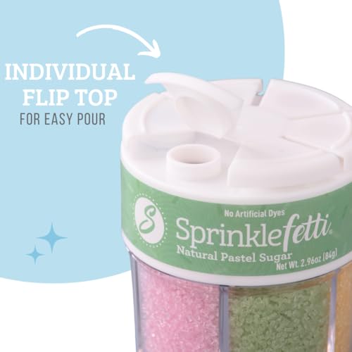 Dye Free Sugar Sprinkles (2.75 Ounce)