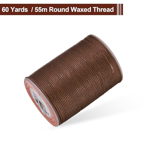 Leather Sewing Waxed Thread 0.8mm 60Yards
