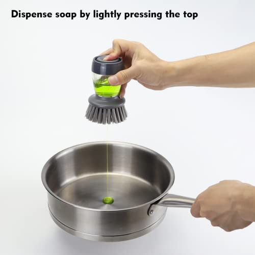 Dish Brush with Soap Dispenser