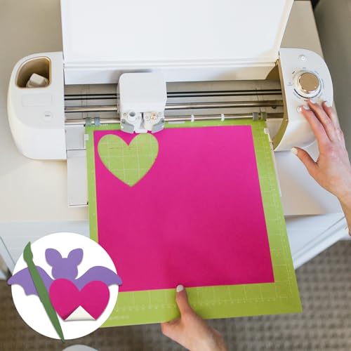 12x12 Inch Colored Sticker Paper Sheets Heavyweight Printable Sticky Back Cardstock 250GSM for DIY Stickers (40 Count)