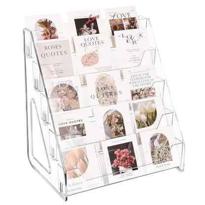 Upgraded 5 Tier Acrylic Card Display Stand