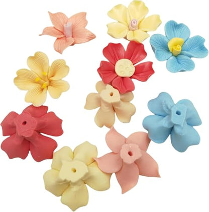 20PCS 3D Flower Ceramic Tiles (20 Count)
