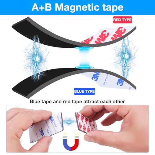 2 Rolls Magnetic Tapes with Adhesive Backing (36 Count)