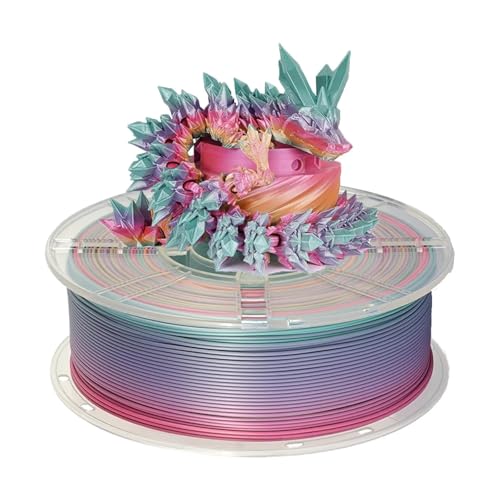 4KG lot PLA Filament Rainbow Pla Silk Or Matte Rainbow Color Change 1.75mm 3D Printing Material for 3D Printers 3D Pens