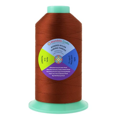 Size 346 210D T350 Copper Brown Bonded Nylon Thread