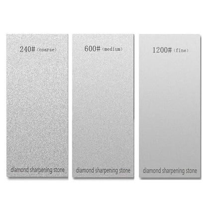 3 PCS Diamond Sharpening Stone Diamond Knife Sharpener Plate Honing Whetstone for Knives Chisel (3 Count)