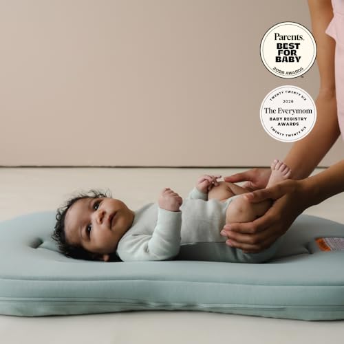 Organic Newborn Baby Infant Lounger Pillow & Travel Bag