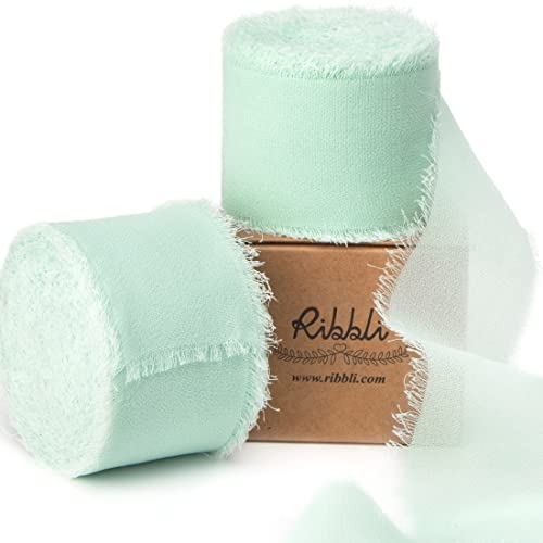 Mint Green Chiffon Ribbon 1 (60 Foot)