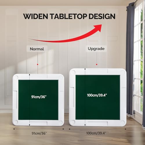 39.5" Foldable Mahjong Table