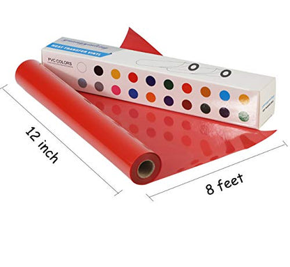 Red Heat Transfer Vinyl (8 Foot)