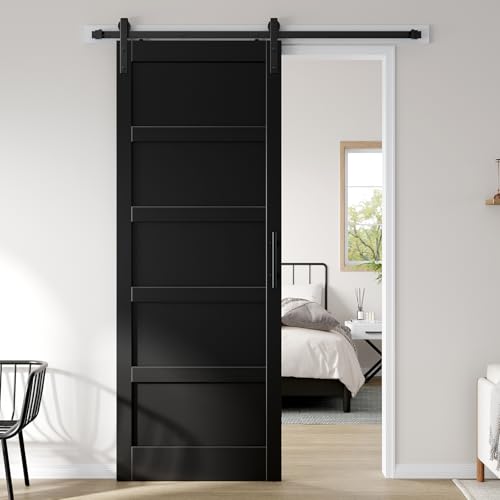 36x96 inch Black Barn Door