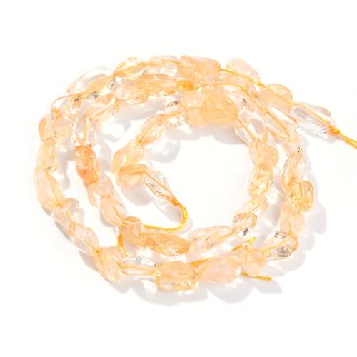 Citrine Pebble Nugget Oval Free Tumbled Stone 6