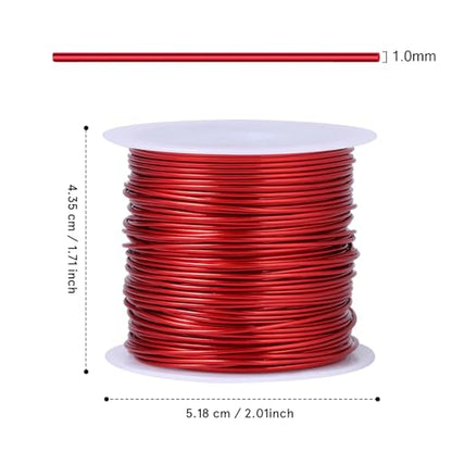 49FT 18 Gauge Jewelry Wire for Jewelry Making Copper Metal Wire for Crafts